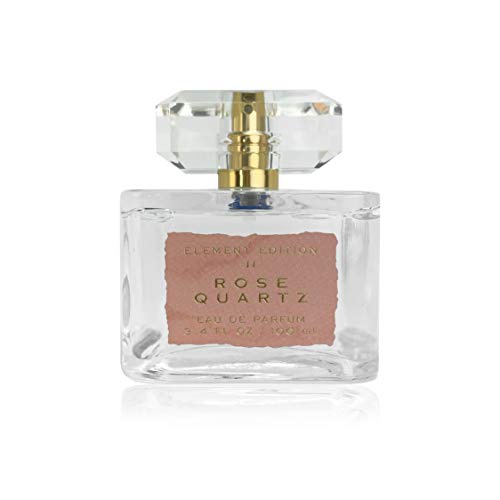  Element Edition Womens Perfume Spray - Rose Quartz, 3.4 oz 100 ml - Calming and Relaxing Fragrance with a Blending of Pear, Pink Freesia, and White Woods - Tru Fragrance & Beauty