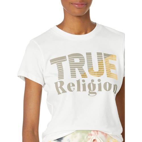 트루릴리젼 True Religion Split True Crew Neck Tee