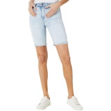 U.S. POLO ASSN. 9 High-Rise Stretch Denim Bermuda in Victoria Wash