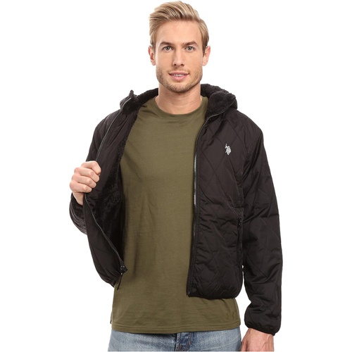  U.S. POLO ASSN. Diamond Quilted Hooded Jacket