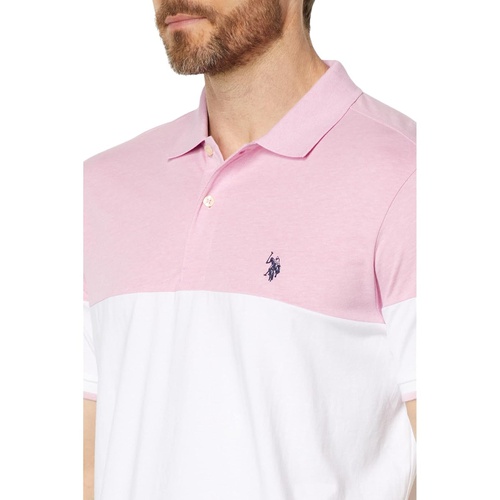  U.S. POLO ASSN. Color-Block Small Pony Jersey Polo