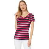 U.S. POLO ASSN. USPA V-Neck Striped Tee Shirt