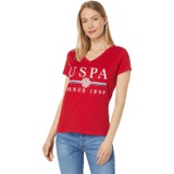 U.S. POLO ASSN. V-Neck USPA Medallion Graphic Tee Shirt