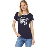 U.S. POLO ASSN. Varsity Print Ringer Graphic Tee