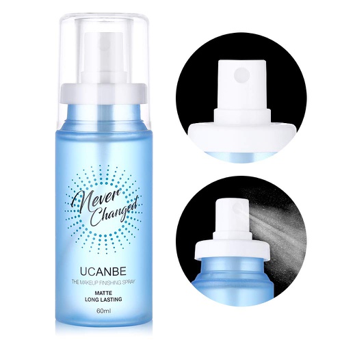  UCANBEMatteSettingSprayProfessionalMakeup Face Mist Oil Control Long Lasting High Hydrating Stay All Day Cosmetic Finishing Spray, 2 Packs