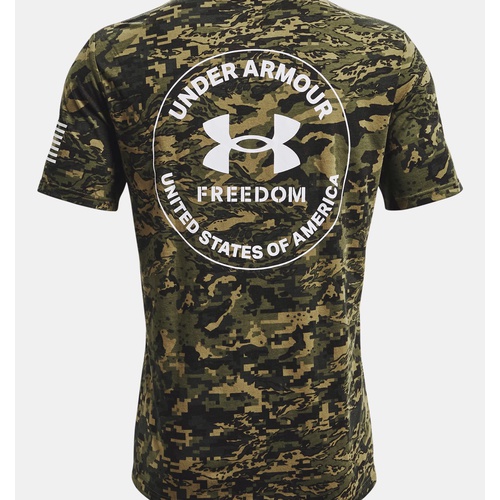 언더아머 Underarmour Mens UA Freedom Camo T-Shirt