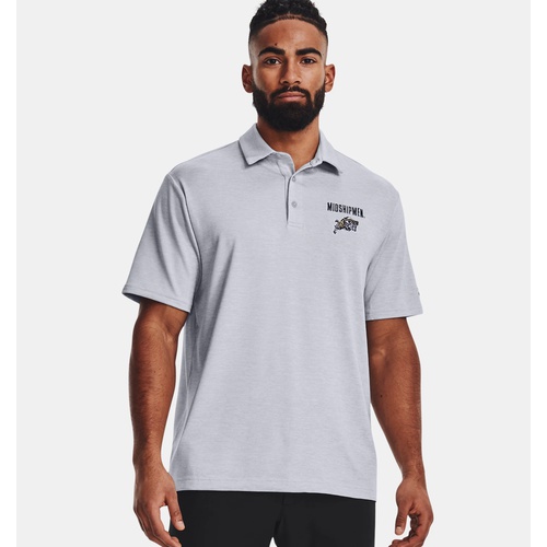 언더아머 Underarmour Mens UA Playoff Heather Collegiate Sideline Polo