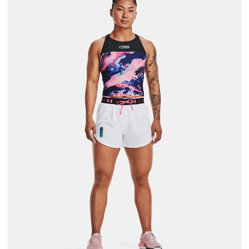 언더아머 Underarmour Womens UA Run Anywhere Crop Tank