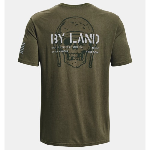 언더아머 Underarmour Mens UA Freedom By Land T-Shirt
