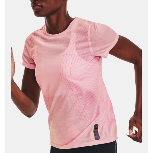 언더아머 Underarmour Womens UA Run Anywhere Breeze T-Shirt