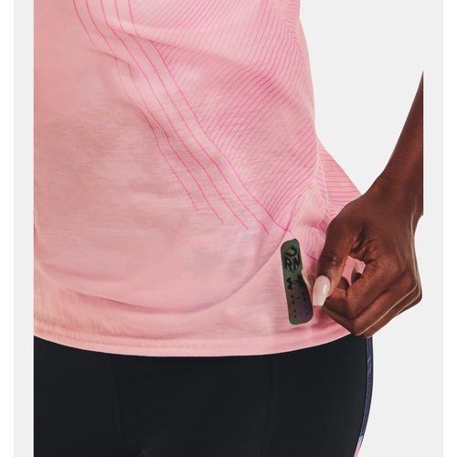 언더아머 Underarmour Womens UA Run Anywhere Breeze T-Shirt