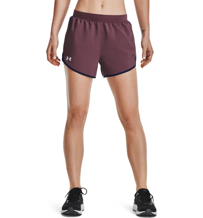 Under Armour Fly By 2.0 Woven Running Shorts_ASH PLUM