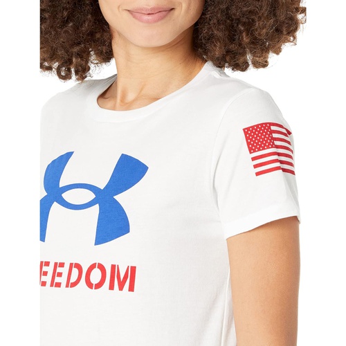 언더아머 Womens Under Armour New Freedom Logo T-Shirt