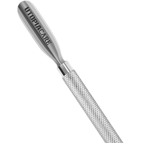  Utopia Care Cuticle Pusher and Spoon Nail Cleaner - Professional Grade Stainless Steel Cuticle Remover and Cutter - Durable Manicure and Pedicure Tool - for Fingernails and Toenail