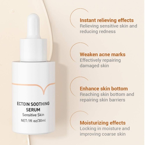  Luxsea Ectoin Soothing Face Serum Ultra Repair Face Moisturizer Regenerating Anti-allergy Reduce Redness Hydrating Face Essence for All Skin Types