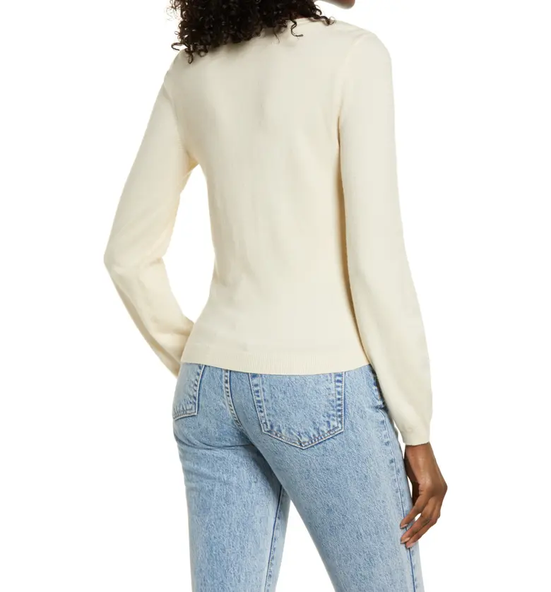  VERO MODA Karma V-Neck Sweater_BIRCH