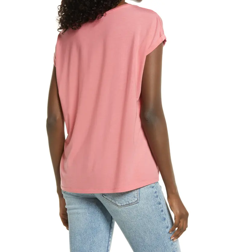  VERO MODA Ava Dolman Sleeve Top_DESERT ROSE