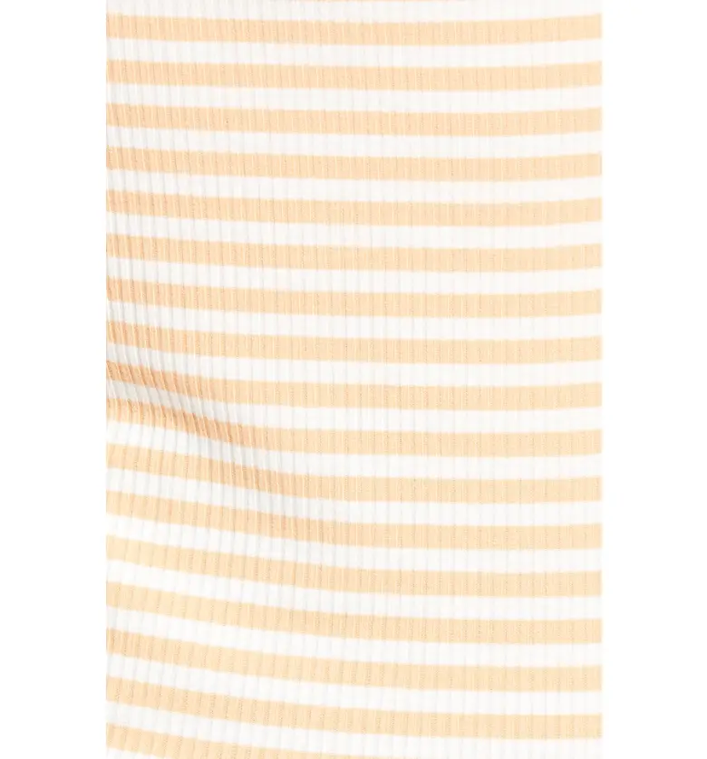  VERO MODA Aria Stripe Ribbed Camisole_CORAL SANDS STRIPE