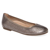 Vionic Robyn Flat_PEWTER LEATHER