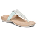 Vionic Wanda T-Strap Flip Flop_SEAFOAM LEATHER