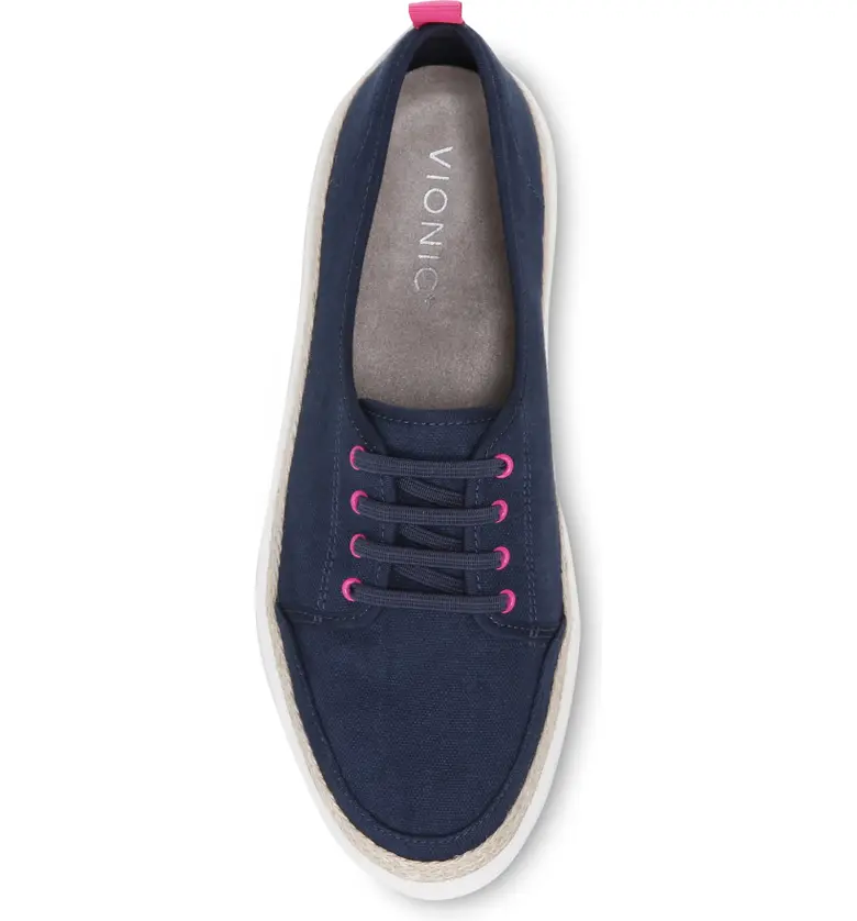 바이오닉스 Vionic Jovie Sneaker_NAVY CANVAS