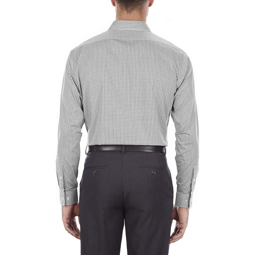  Van Heusen Mens Dress Shirt Regular Fit Flex Collar Check