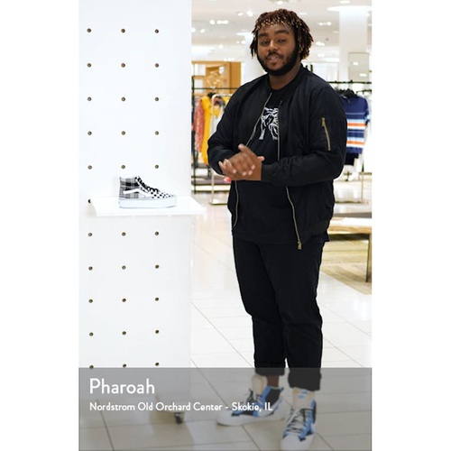 반스 Vans Sk8-Hi Platform Sneaker_BLACK/ TRUE WHITE