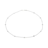 Very Anna DBY Chain CZ Diamond Necklace - Small