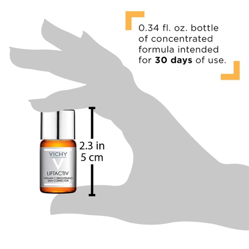  Vichy LiftActiv Vitamin C Serum and Brightening Skin Corrector, Anti Aging Serum for Face with 15% Pure Vitamin C, Hyaluronic Acid and Vitamin E, for Brighter, Firmer Skin