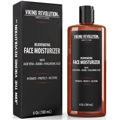  Viking Revolution Mens Face Cream - Natural Face Moisturizer Cream for Men Skincare for Anti Wrinkle & Anti Aging Facial Cream for Men, Mens Face Care