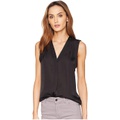 Vince Camuto Sleeveless V-Neck Rumple Blouse