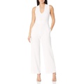 Vince Camuto Camuto womens Scoop Neck Crepe Jumpsuit