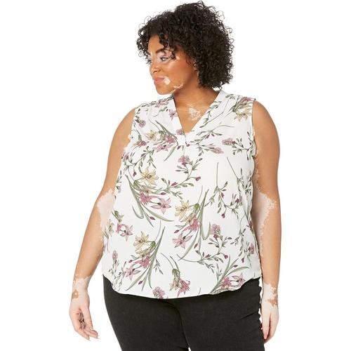  Vince Camuto Plus Size Sleeveless V-Neck Floral Soiree