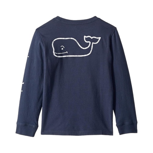  Vineyard Vines Kids Long Sleeve Vintage Whale (Toddler/Little Kids/Big Kids)