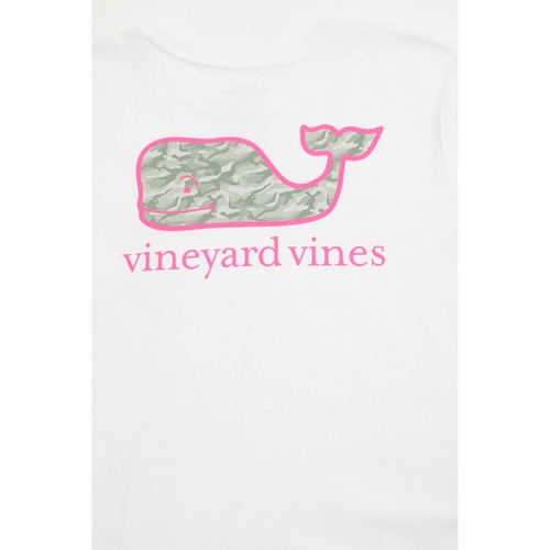  Vineyard Vines Kids Camo Whale Fill Long Sleeve Pocket T-Shirt (Toddleru002FLittle Kidsu002FBig Kids)
