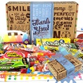 Vintage Candy Co. THANK YOU GIFT BASKET CANDY BOX For Men Or Women | SAY THANKS With A Unique Assortment of Nostalgic Decade Candy PERFECT Gratitude Gift for Women Men Girls Boys C