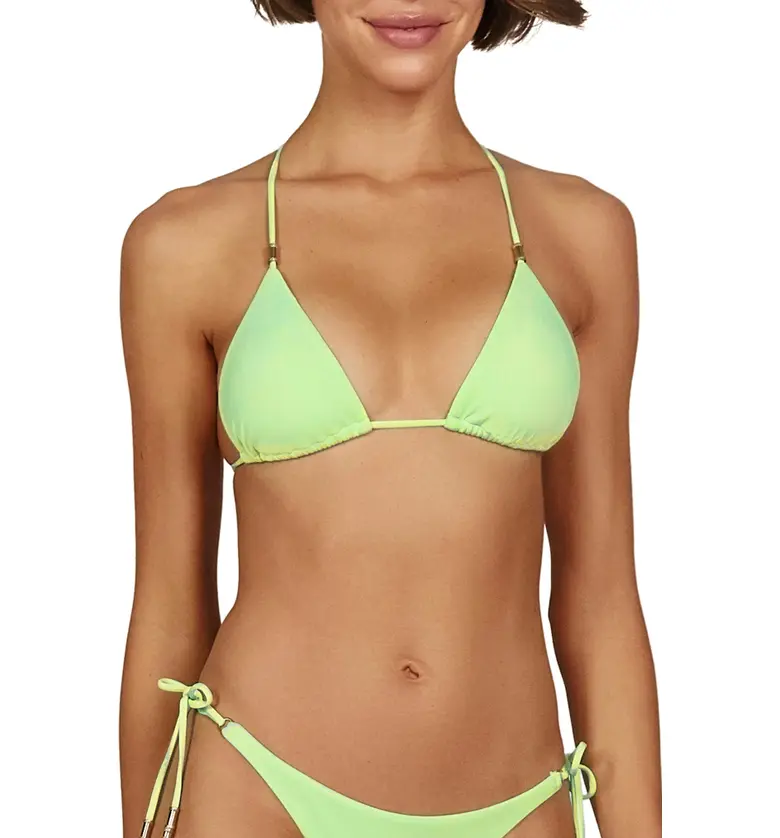 ViX Swimwear Shaye Solid Bikini Top_LIME