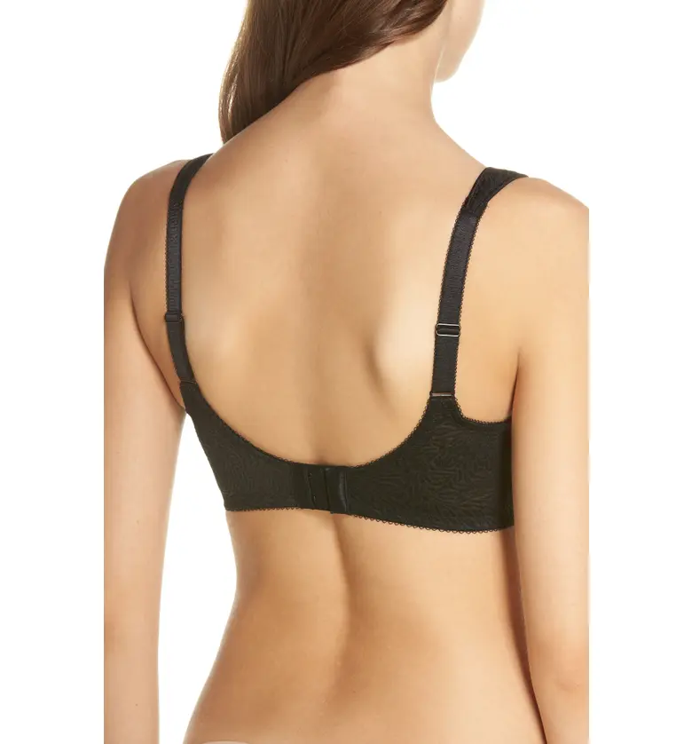  Wacoal Jacquard Underwire Contour Bra_BLACK