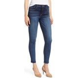 Wit & Wisdom Luxe Touch High Waist Skinny Ankle Jeans_BLUE