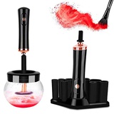 WUDANGSHAN Makeup Brush Cleaner and Dryer Machine with Powerful Spinner Completely Clean and Dry Quickly in Seconds for All Size Cosmetic Brushes