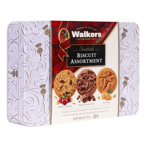  Walkers Shortbread Scottish Cookies Assortment Gift Tin, 10.6 Ounce