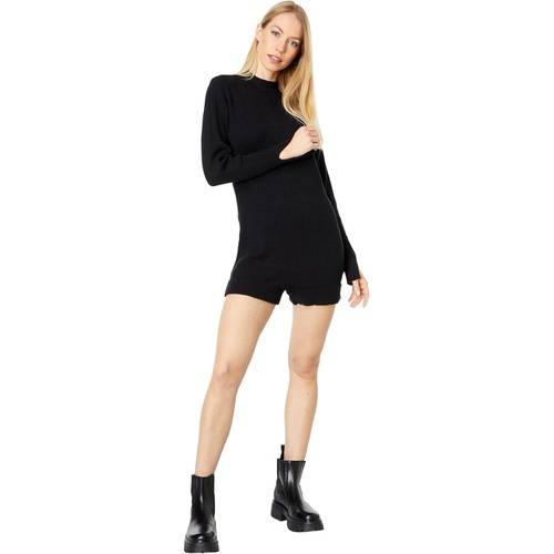  We Wore What Mock Neck Sweater Romper