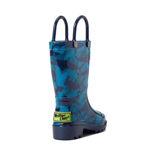  Western Chief Kids Camo Shark PVC Rain Boot (Toddleru002FLittle Kid)