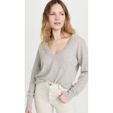 White + Warren Cashmere V Neck Sweater