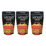 Wicked Mix Premium Seaoned Flavor Crushed Red Pepper Soup and Oyster Crackers,3-Pack Of 6 Ounce Bag (Crushed Red Pepper, 3-Pack)