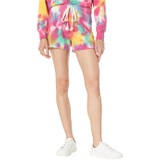 Wildfox Colorbomb Tie-Dye French Terry Logan Shorts