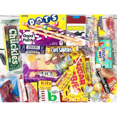 Woodstock Candy ~ 1960 61st Birthday Gift Box Nostalgic Retro Candy Mix from Childhood for 61 Year Old Man or Woman Born 1960 Jr