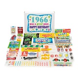 Woodstock Candy ~ 1966 55th Birthday Gift Box Nostalgic Retro Candy Assortment from Childhood for 55 Year Old Man or Woman Born 1966