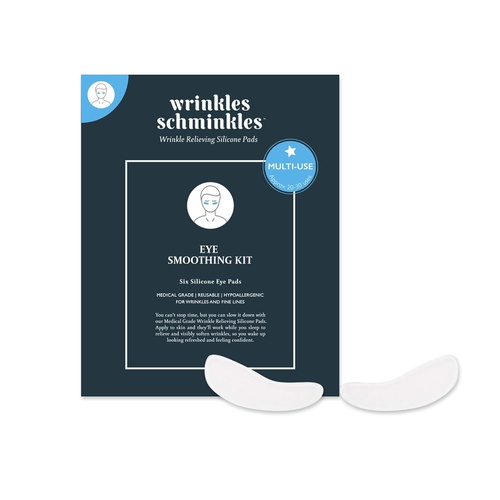  Wrinkles Schminkles Mens Silicone Eye Pads - Made in USA, Eliminate Crows Feet, Dark Circles & Bags Under Eyes Overnight - 100% Medical Grade Anti Wrinkle Patches - Hypoallergenic