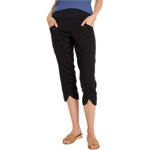  XCVI Wearables Iris Crop Pants in Stretch Poplin